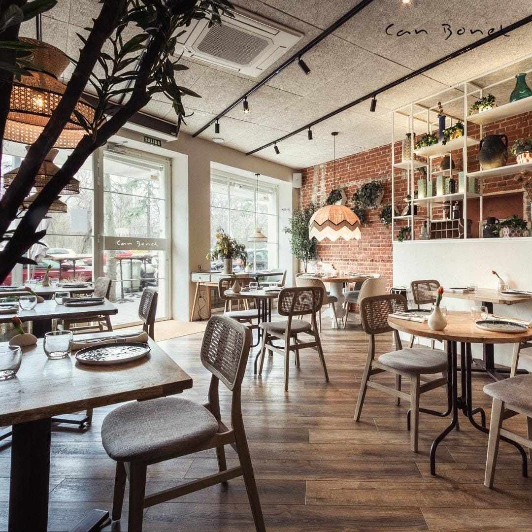 Salón principal de Can Bonet Madrid para eventos y celebraciones