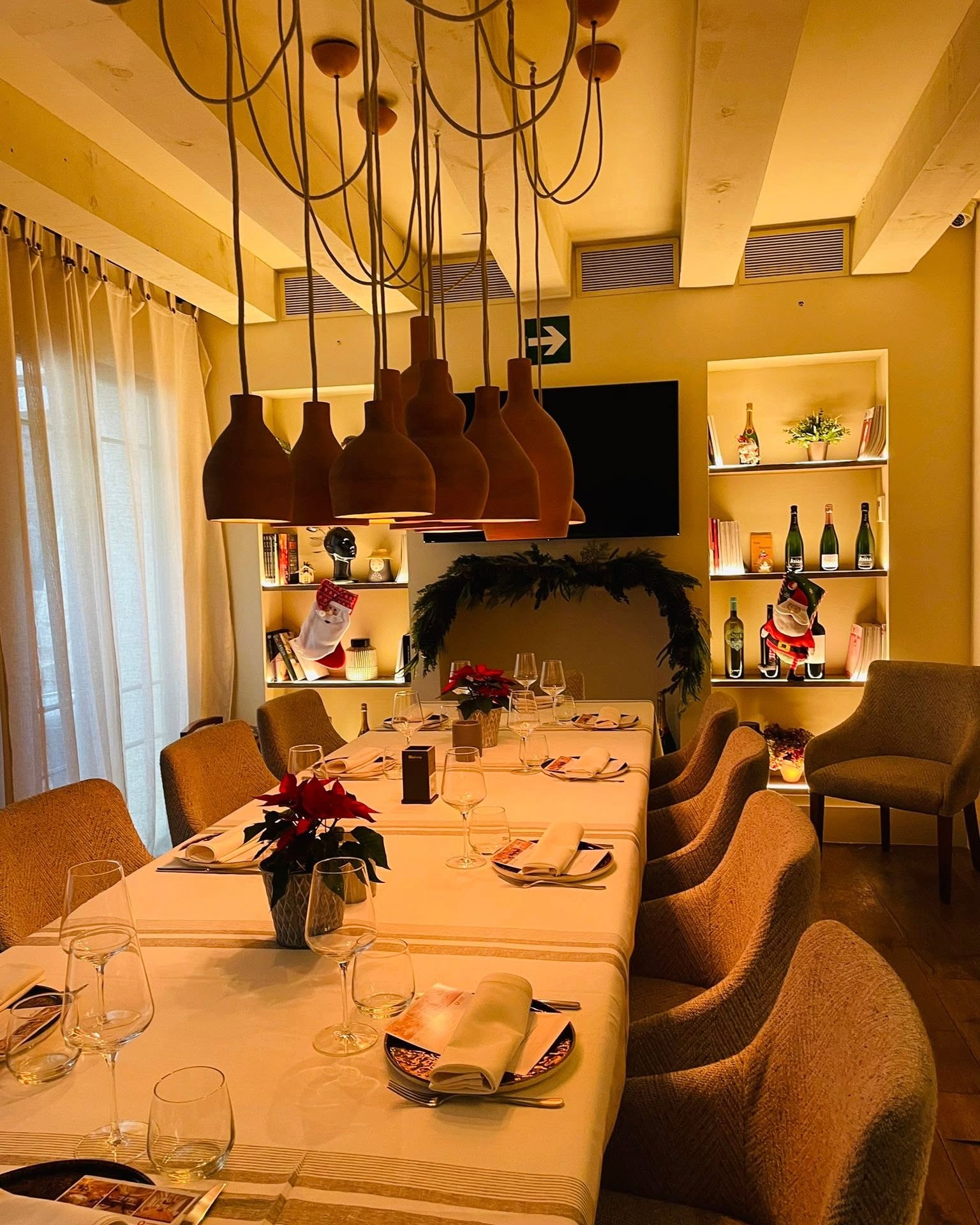 Salón privado de Can Bonet para celebraciones de hasta 16 personas